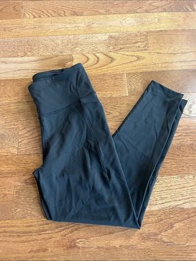 High-Rise Black Performance Leggings